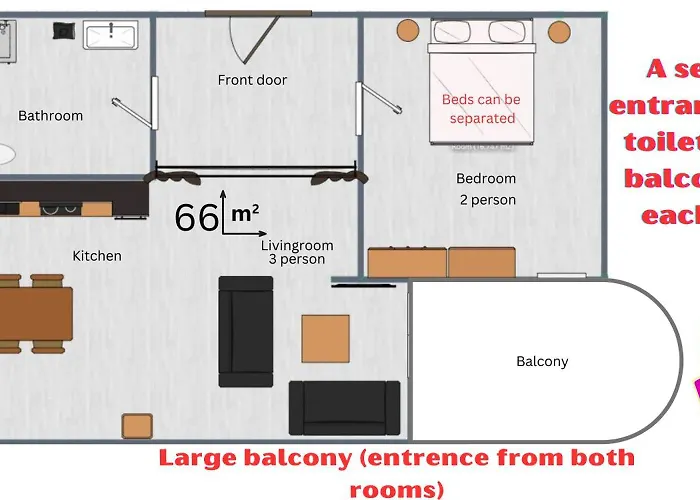 Hany - 3 Pools, Spa, Gym, Playgrounds Apartment *